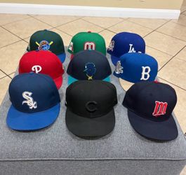8 New ERA hats and baseballism hat