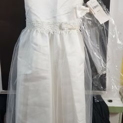 White Dress  For Young Girl
