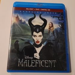 $5  DISNEYBLU RAY , MALEFICENT . BLU RAY / DVD ONLY NO DIGITAL. $5 OR TRADE FOR A MOVIE I DO NOT ALREADY OWN. 