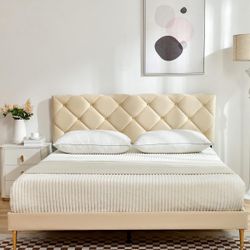 Beige Bedframe