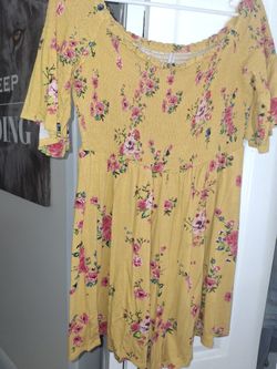 Yellow Floral Romper 