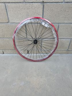 New!!! 26" Red Front Cruiser Wheel