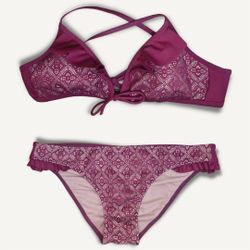 Xhilaration | Bikini Set | Bikini | Swim |  Red | Burgundy | NEW | NWOT |