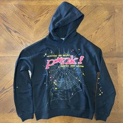 pink sp5der hoodie