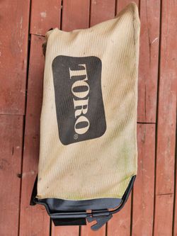 Toro mower (bag) only