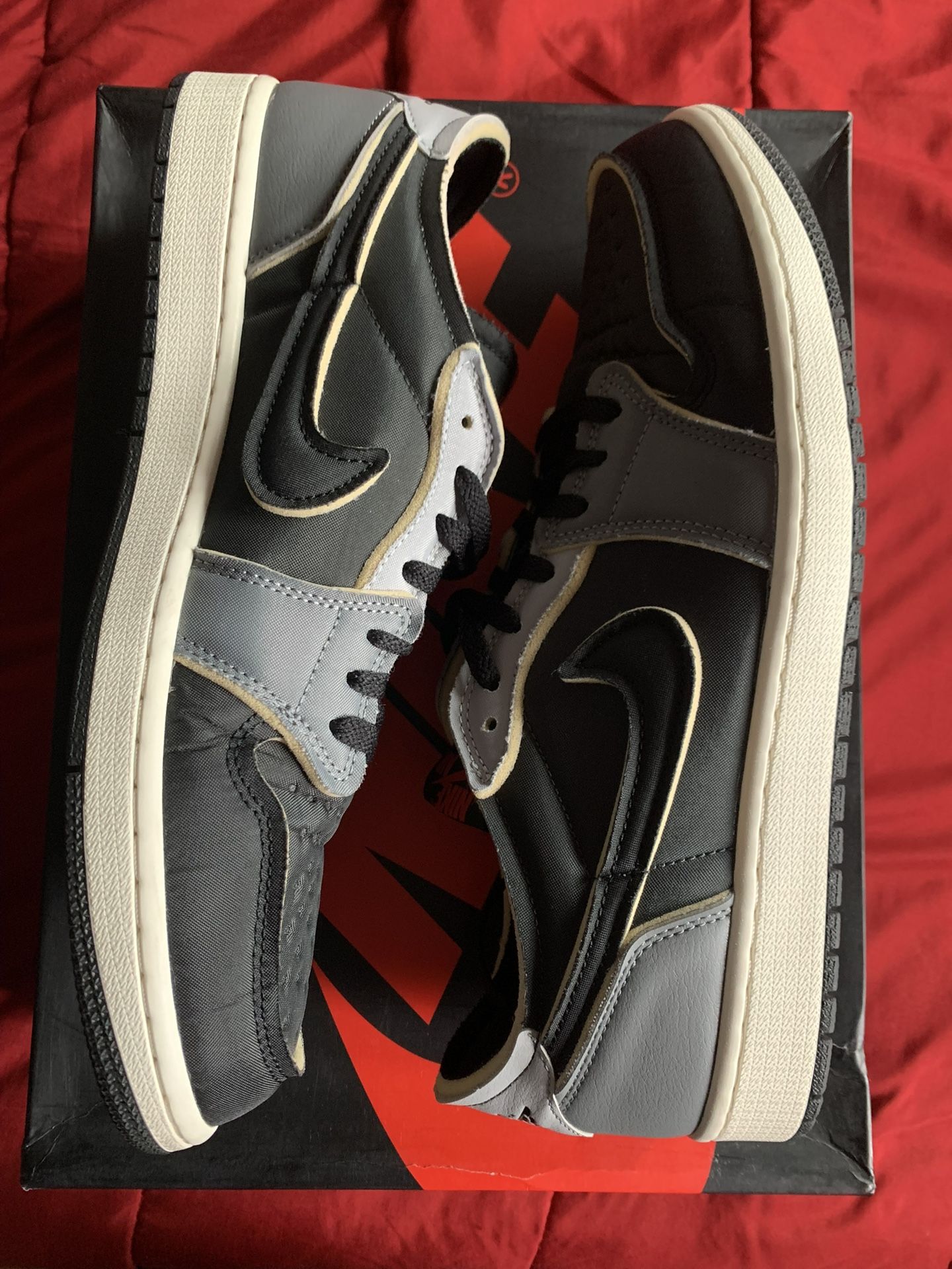 Jordan 1 Low OG EX Black Smoke Grey Size 13