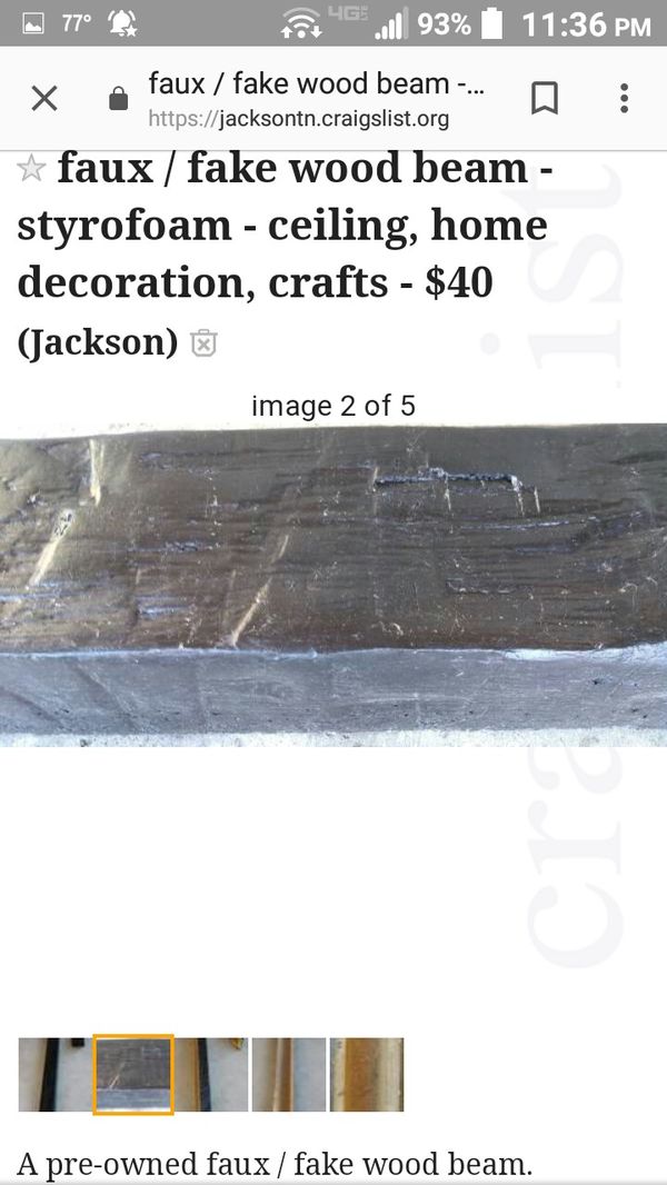 Wood Look Foam Decorative Beam Home Garden In Jackson Tn