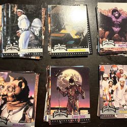 79 Power Ranger Collectors Cards