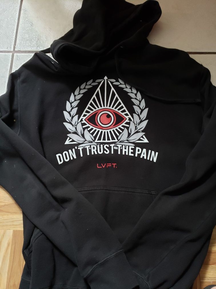 LVFT (Live Fit Apparel) Dont Trust the Pain Hoodie Medium