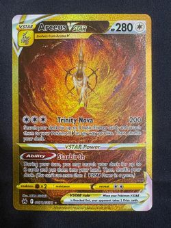 Arceus VSTAR #GG70 Secret Rare – Crown Zenith Galarian Gallery – NM Pokemon TCG Card