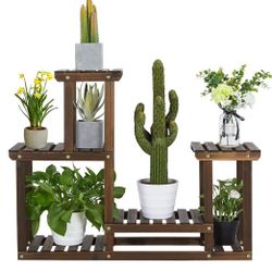 Multi-Tiered Plant Stand for Indoor Plants Flower Display Rack Tiered Shelf Real Plant Holder Multi Layer Outdoor Plant Shelving Unit in Garden Balcon