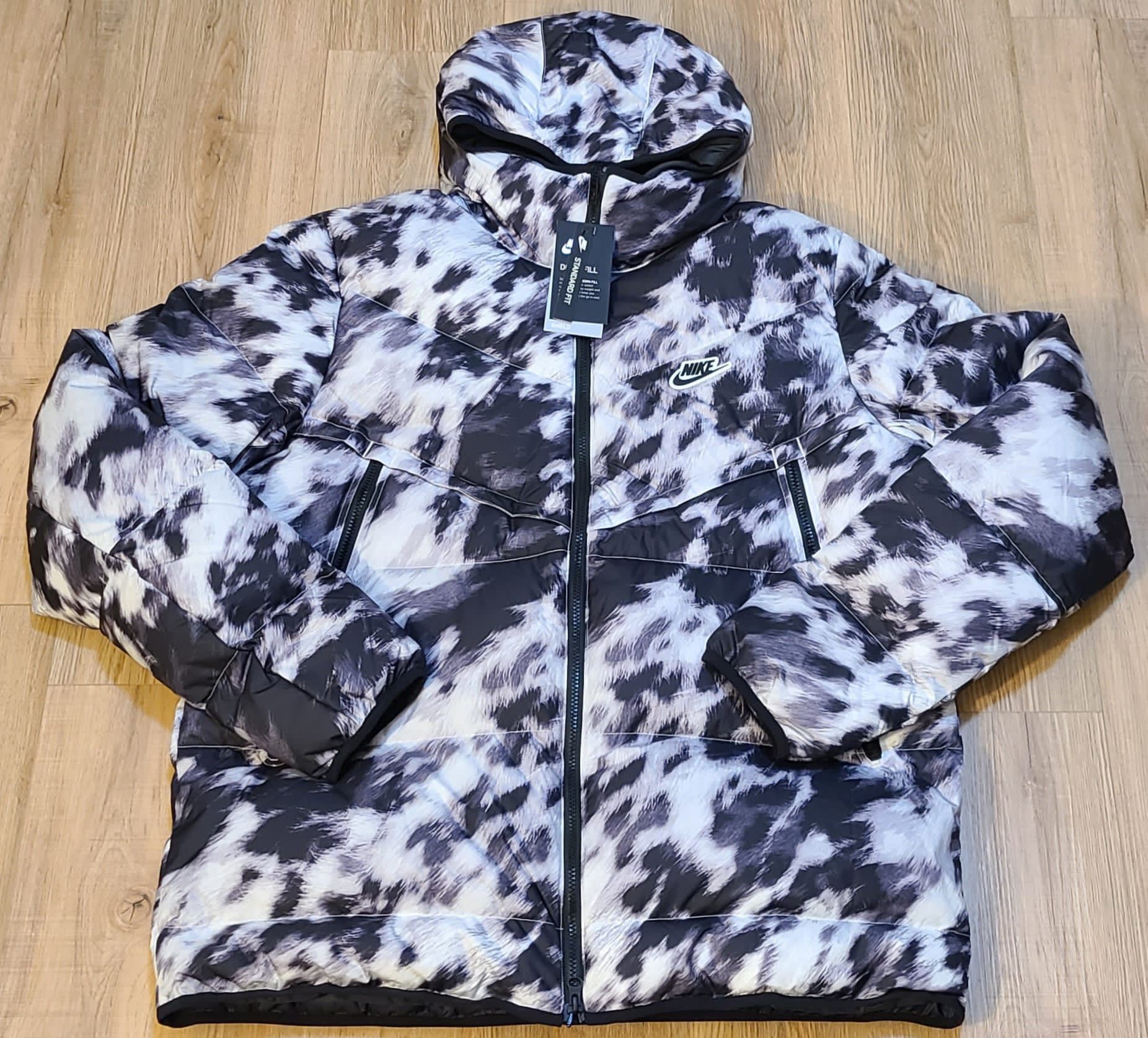 Nike Puffer Bomber Hoodie Jacket Size XL And 4XL For Men