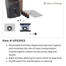 GP Pro™ enMotion® Touchless Soap/Sanitizer Dispenser, OBO