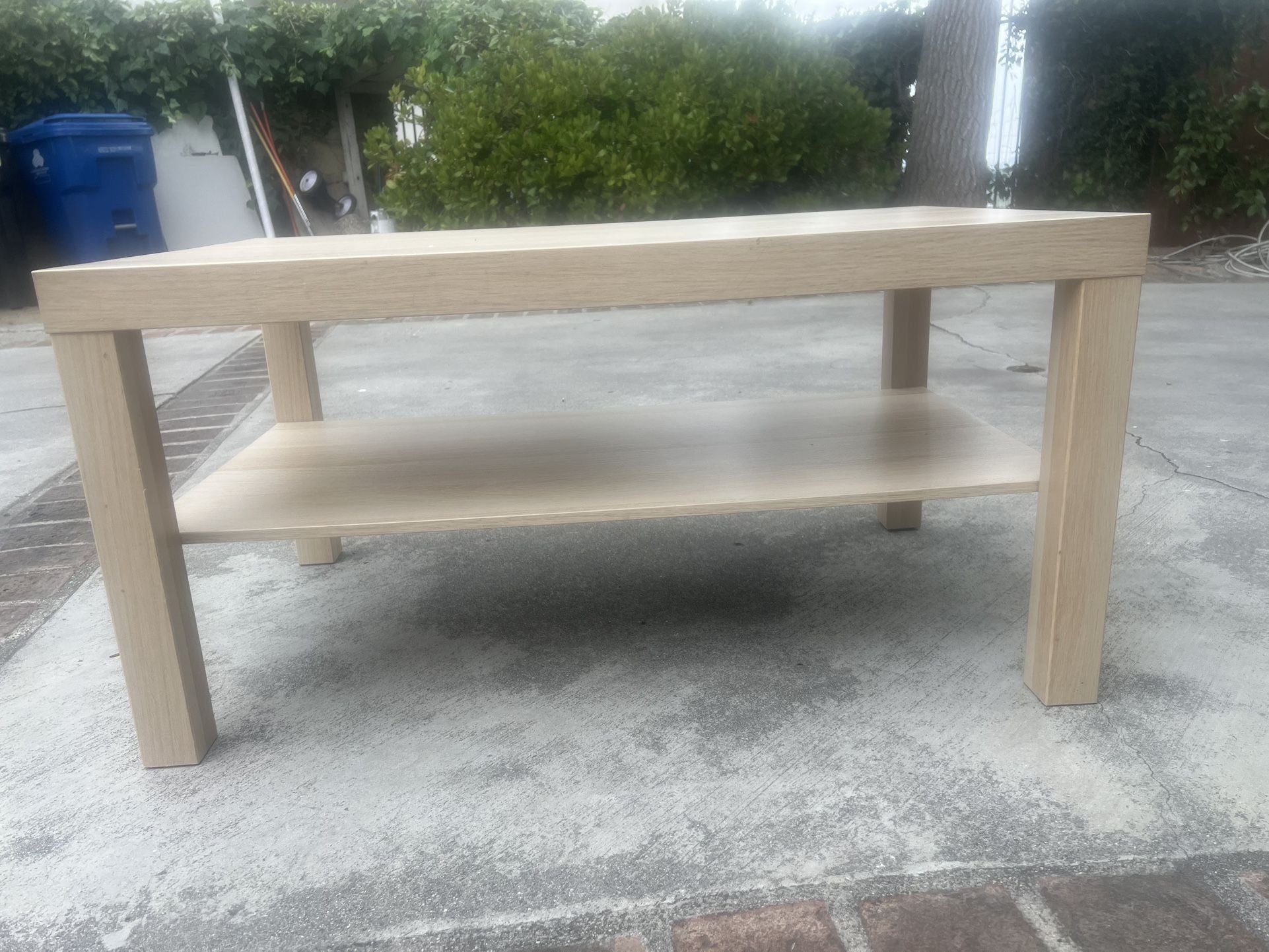 Natural Wood Coffee Table