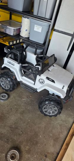 White Jeep for Toddlers