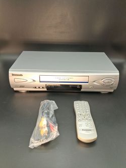 Panasonic, VCR with remote and cable.  Works Fine. In very good condition.