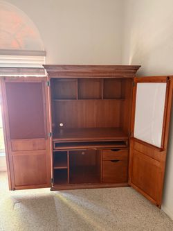 FREE Vintage Wooden Wardrobe/Desk