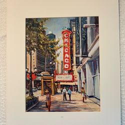 Watercolor painting- Chicago