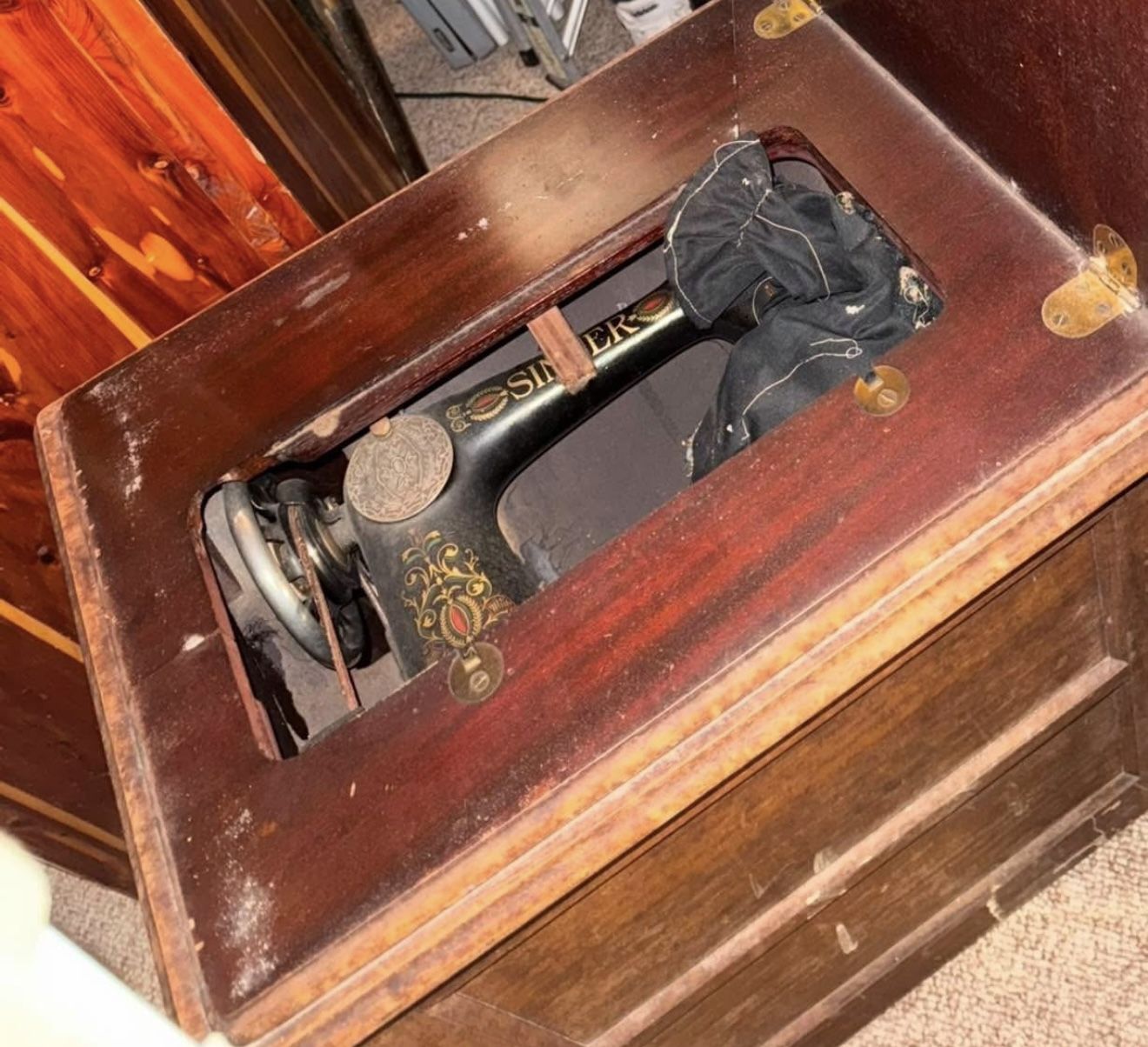 Antique sewing machine