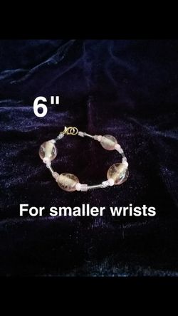 Dainty pink bracelet