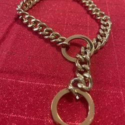 10 Inch  Dog Collar Slip Choker Stianless Steel 15mm Big Dog Puppy Necklace Choke Chain Training Collar Cuban Link 