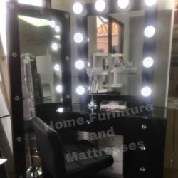 Vanity Set Hollywood Mirror LED Lights Makeup Table✨New