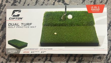 Dual Turf Golf Practice Mat
