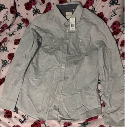 Holton Men's Button-Up Shirt Size Medium