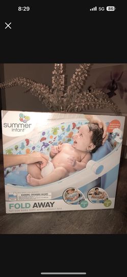 Summer infant fold away baby bath