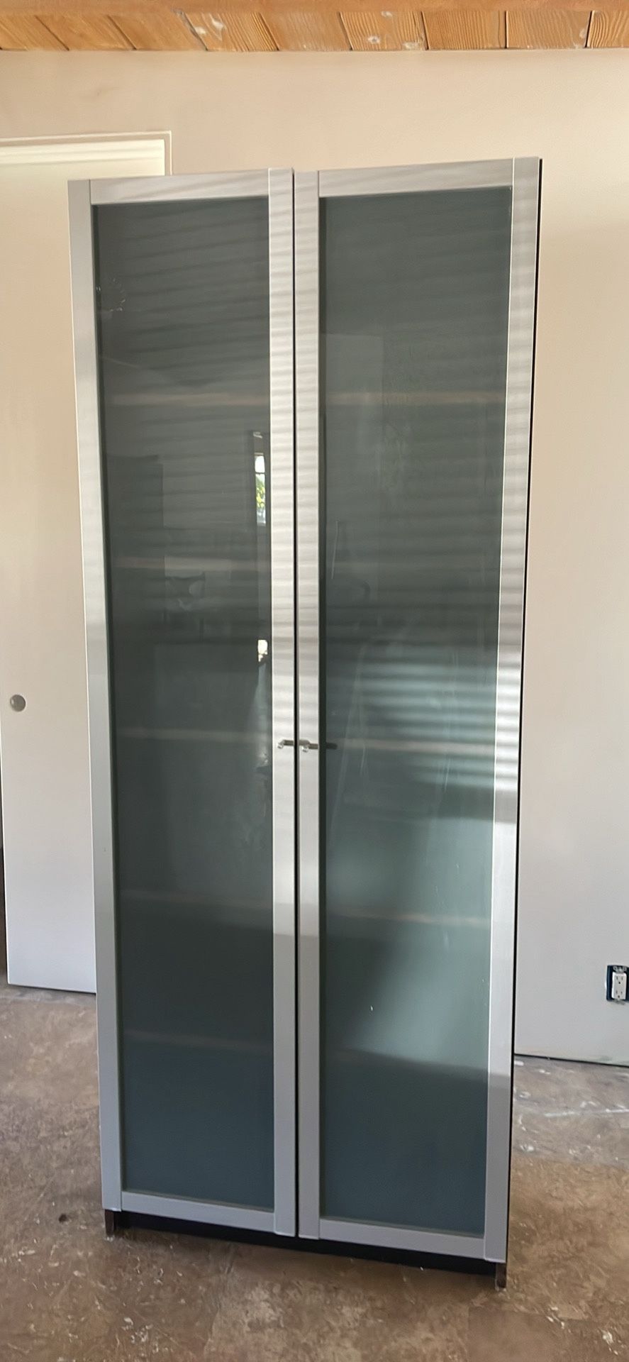 Tall Glass Bookcase – $180 OBO