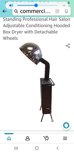 Professional Hair Dryer With Wheels  Rarely Used Works Perfect!