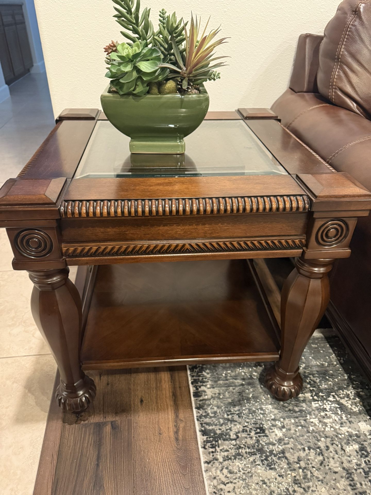 Solid Wood End Tables