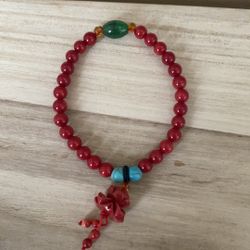 For Lady DDLotus Bracelet. Green Jade Bracelet. Turquoise Bracelet