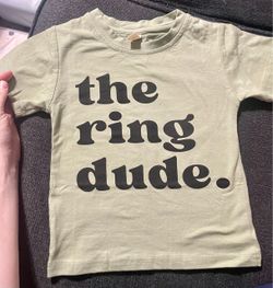 2T ring bearer t-shirt