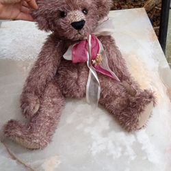 Bear Feet Sue Coe Jointed Hand Crafted Teddy Bear