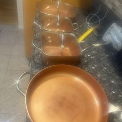 Cookware By Copper Chef In Good Condition 
