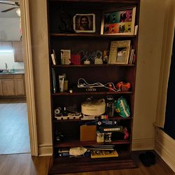 Huge Real Wooden Bookcase
