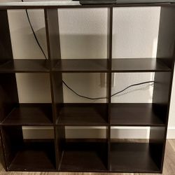 Brown 9-Cube Storage Organizer