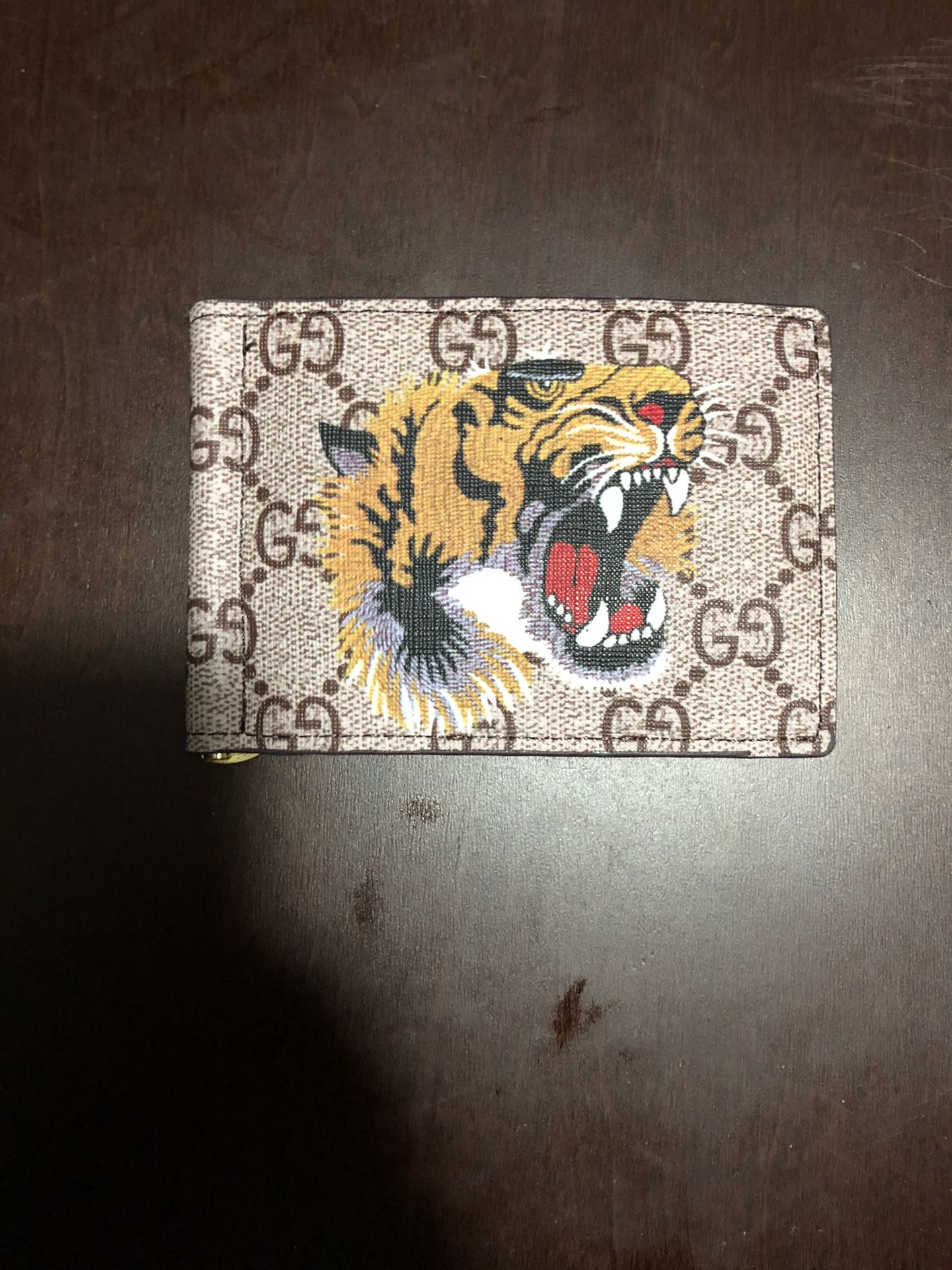 Gucci Wallet / Money Clip -Tiger Print Gg Supreme WILL TRADE FOR SNOWBOARD  for Sale in Mesa, AZ - OfferUp