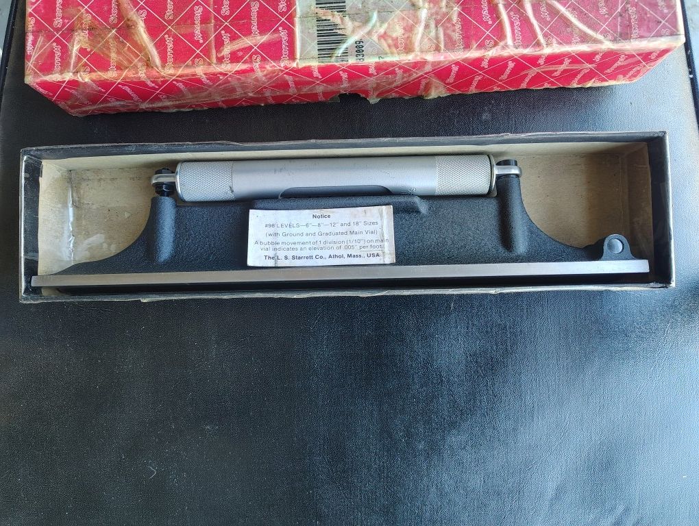 Starrett 9812 Machinist Level