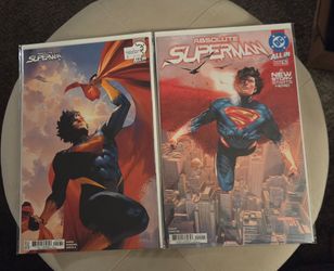 Absolute Superman issues 8 & 15, first printing.