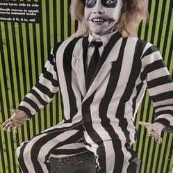 Beetlejuice Animatronic In Box WORKS