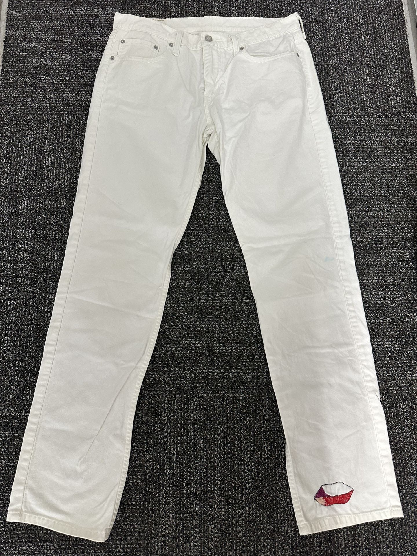 Levis 511 Jeans Mens White Slim Stretch W 33 L34