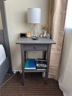 IKEA Hemnes Nightstand - Dark Grey (2 Available)