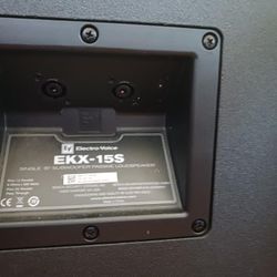 EV 15in 1200 watt passive subwoofer