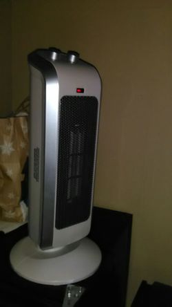 Small tower heater and fan