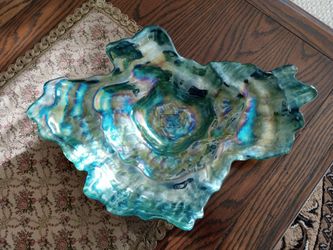 BEAUTIFUL ARDA GLASSWARE DECORATIVE IRIDESCENT BOWL, TURKEY 