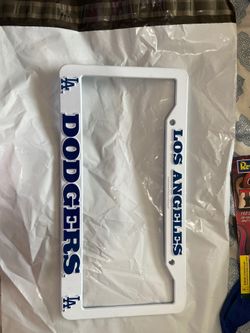 Dodgers Plastic Linces plate