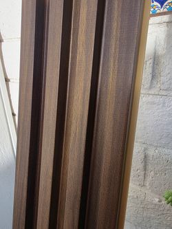 8feet tall Brown Panels WPC