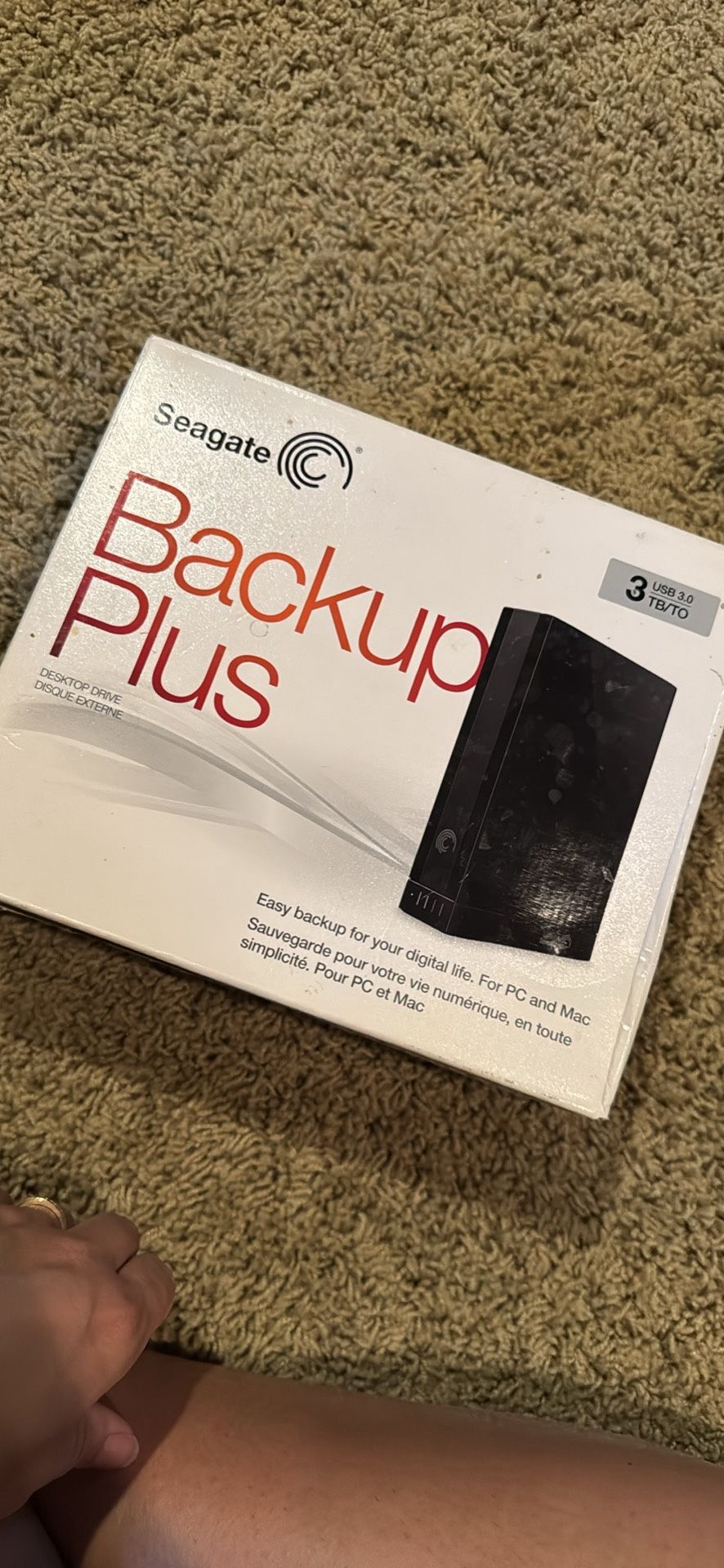Seagate External Hard Drive 3TB